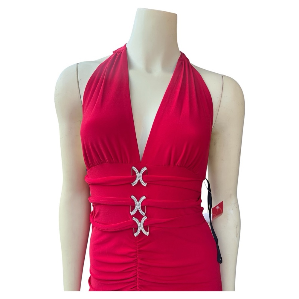 Sabora Red High-Low Backless Sexy Dress Size Medium NWT - Picture 2 of 3